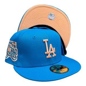 New Era Los Angeles Dodgers 59FIFTY Hat Cap 75th World Series Patch